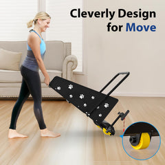 CIIHI C dog treadmill side panels help prevent wandering.