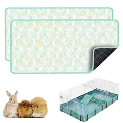 Cimiycob guinea pig bedding 2pack 24x49 liners for a soft, clean living space.