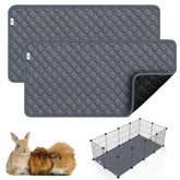 Cimiycob guinea pig cage liner setup keeps bedding clean and cozy.