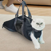 Cinf cat grooming bag front view for calm grooming sessions