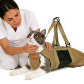 Cinf cat nail clipping bag front view for calm grooming sessions