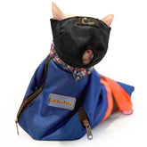 Cinf cat nail clipping grooming bag navy blue enables safe nail trimming for anxious cats.