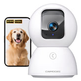 CINMOORE 5G indoor security camera setup for simple installation and reliable home monitoring.