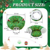 Cinnvoice cat donut tunnel bed under the tree offers spacious resting and play space.