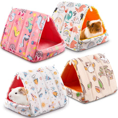 Cinnvoice guinea pig hideout 4-pcs set provides cozy shelter for small pets