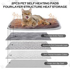 Cinnvoice self-heating pad layered design enhances heat retention and softness.