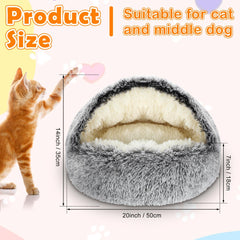 Cinnvoice self-warming cat bed aluminum layer retains heat