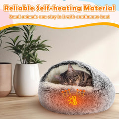 Cinnvoice self-warming cat bed PP cotton fill adds plush support