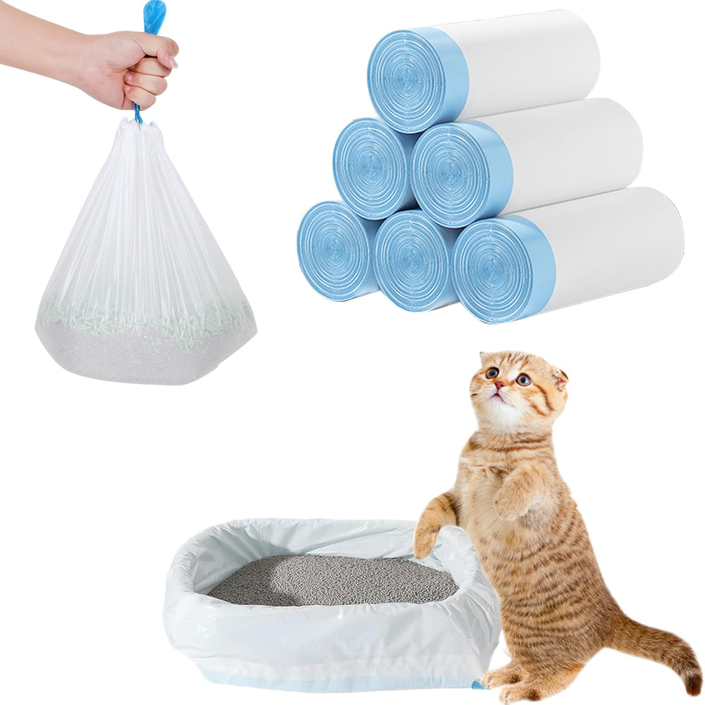 CIOKIT 120-count cat litter bags ready for quick replacements and mess-free changes.