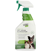 Citrus Magic Pet Odor Eliminator bottle pour shows odor-neutralizing action for pets