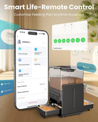 CityFlee 5L capacity showing large dry food storage for two cats