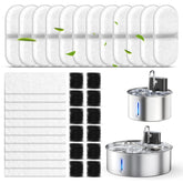 CityFlee carbon filter 12-pack for fresher water in cat fountains
