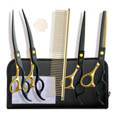 Citywish dog grooming scissors curved-1 deliver precise shaping for home grooming.