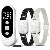 CIUZL dual-dog shock collar with remote for joint training sessions of two dogs