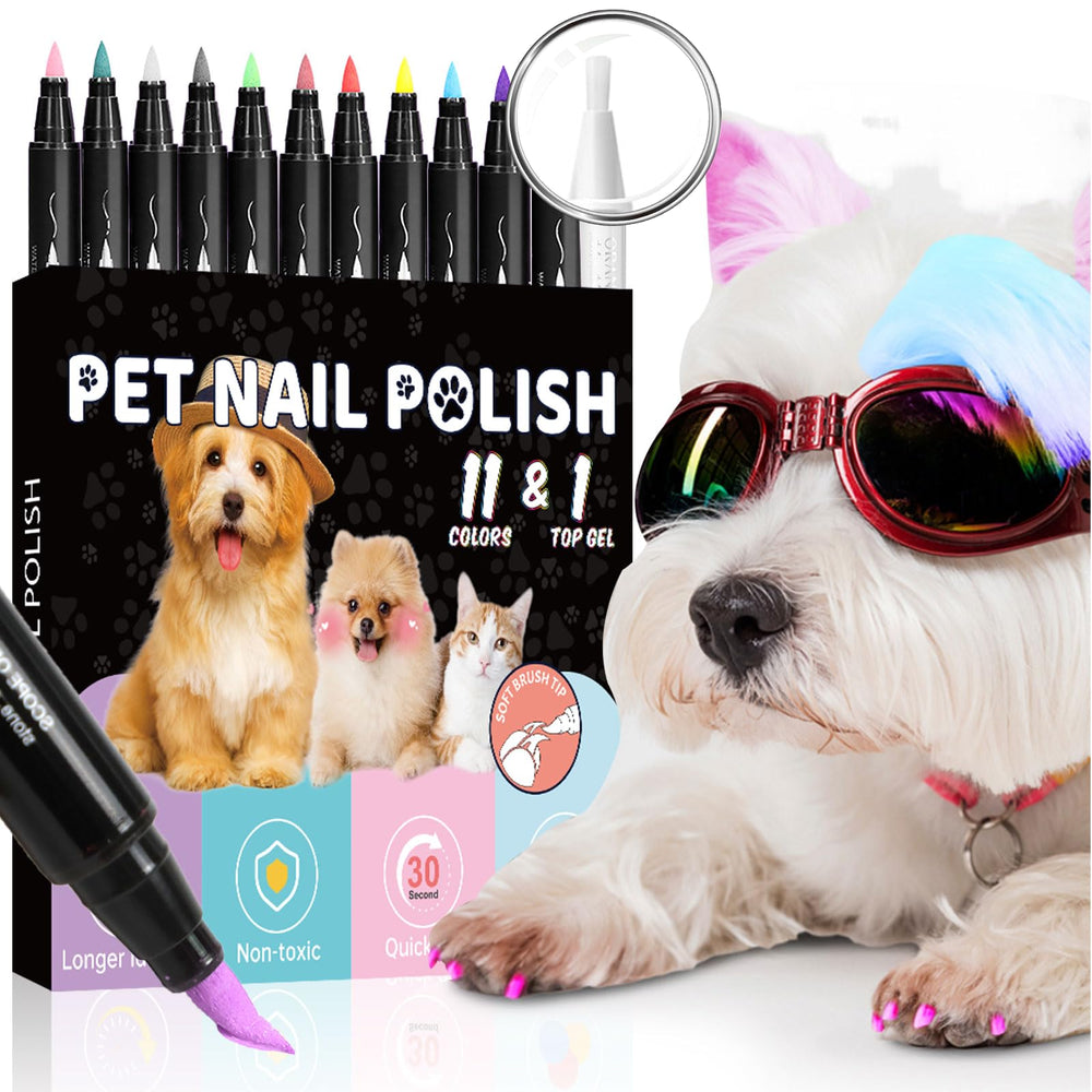 CKANDCK dog nail polish pens collection offers vibrant colors for quick at-home grooming