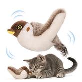 CKFPS flappy-bird-toy-wings-flapping engages indoor cats in active play