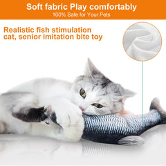 CKFPS Flopping Fish toy soft durable materials for safe kicking and chewing