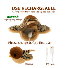 CKFPS Flying Bird Cat Toy USB rechargeable battery extends playtime