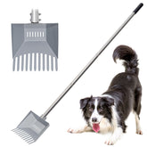 CKLT 66in angled-head pooper scooper for quick waste pickup on grass