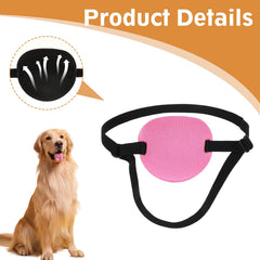 Classicseali dog eye patch with safety groove design keeps space around the eye