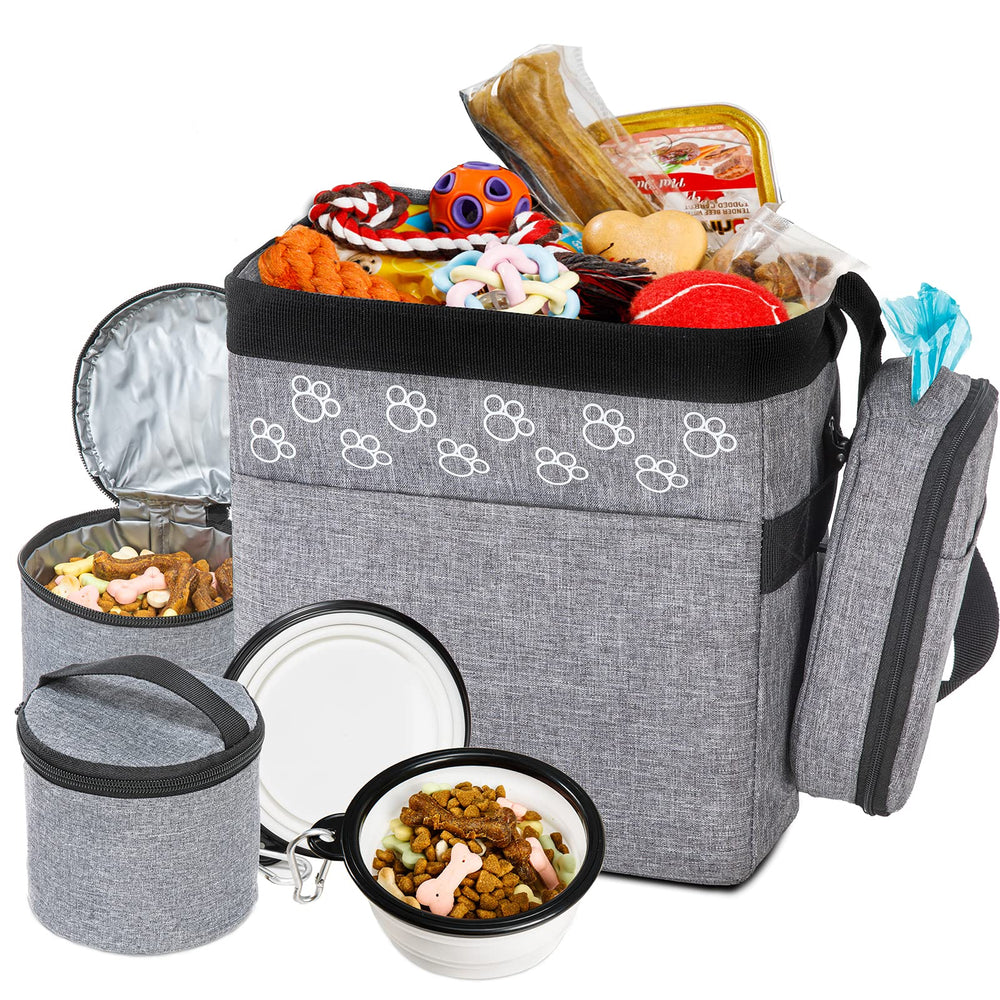 CLAWIST dog travel bag front view highlights durable design for organized trips