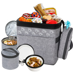 CLAWIST dog travel bag front view highlights durable design for organized trips