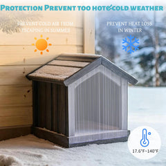 ClawJaw weather-resistant flap demonstrating durable vinyl for outdoor use