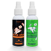 Clawzbey No-Go Spray helps deter pets from prohibited areas like furniture.