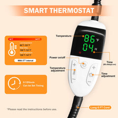 CLAYCLAY heated cat bed bottom, non-slip surface for stability