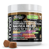Clean Pets Travel Chews ginger bite supports on-the-go nausea relief during car trips