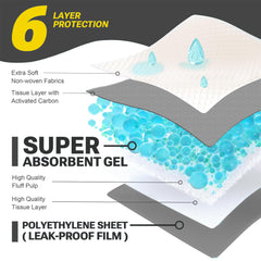 CLEAN SPACES Charcoal Puppy Pads in-use on pet crate illustrating odor control in high-traffic areas