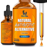 Clear Max dog antibiotics organic liquid bottle for easy administration