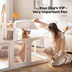 ClimbHope playpen safety design features seamless panels minimize gaps for safe play.