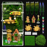 Clioran Jumping Spider Enclosure magnetic door ensures secure, escape-free viewing
