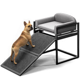 Clioran non-slip dog ramp seat provides stable stepping for seniors and small dogs