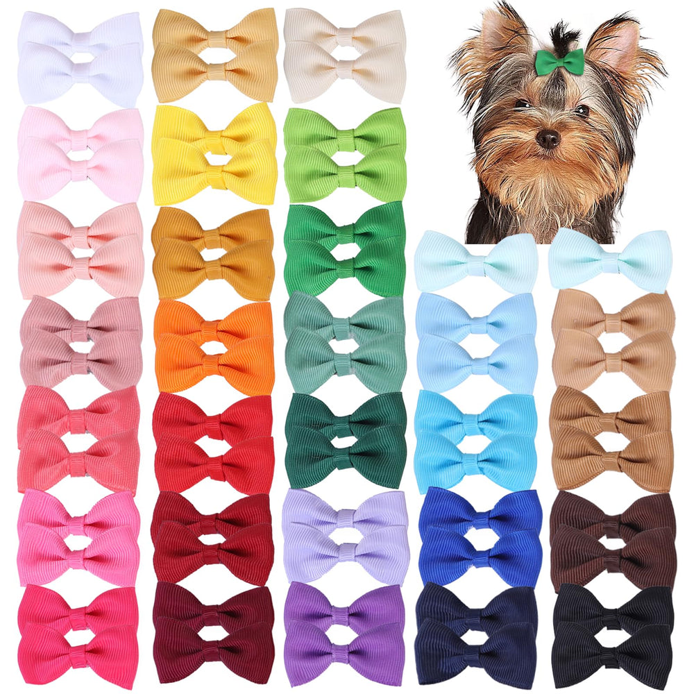 Clipband blue-style-a 2inch puppy bows for easy everyday styling on pets