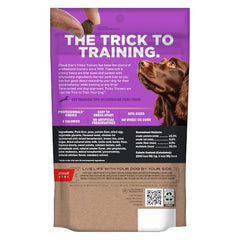Close-up of Cloud Star Tricky Trainers soft liver treats for training rewards.