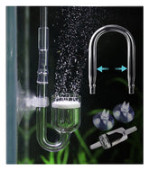 Clscea aquarium CO2 diffuser glass in protective acrylic box ensures safe transport.