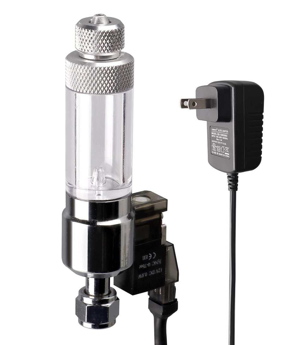 Clscea CO2 bubble counter with screw connection delivers precise flow for planted tanks.