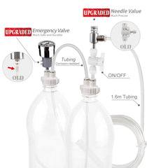 Clscea G211 needle valve close-up enables precise, durable CO2 regulation.