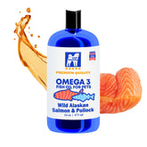 Club Hachiko bottle pour shows mess-free omega-3 dosing for dogs.