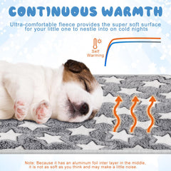 Clysee self-warming pad features waterproof-soft-surface for easy cleaning.