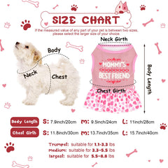 Clysee dog dress with polka dots for playful outings.