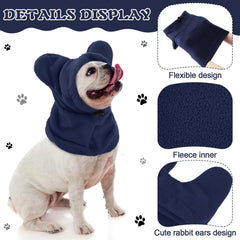 Clysee Winter Dog Hat soft fleece closeup highlighting cozy texture for pets