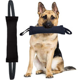 Clysoru tug of war dog toy with two handles for interactive play sessions.