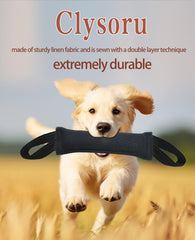 Clysoru tug of war in action promotes bonding through shared tug sessions.