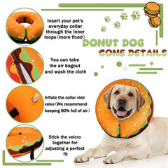Cneo donut cone side-zip washable design enables easy cleaning.