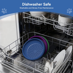 CNMSGM non-slip suction base keeps the bowl steady during vigorous licking