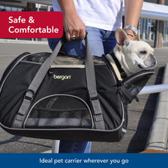Coastal Bergan Comfort Carrier demonstrates airline-friendly dimensions for flights