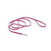 Coastal Pet leash pink flamingo front view shows durable nylon for daily walks